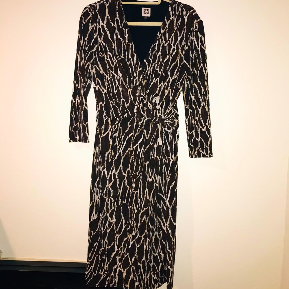 Brown/Black Anne Klein Dress